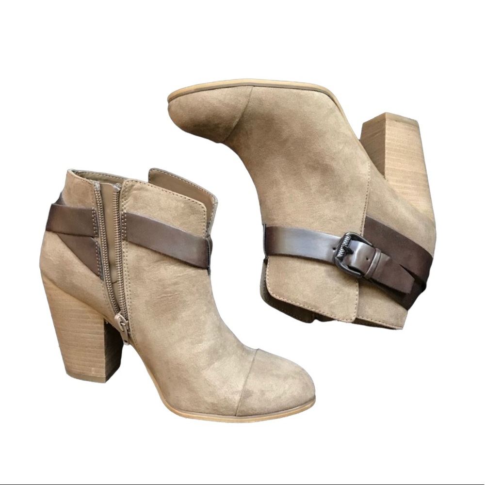 Dark brown ankle boots
